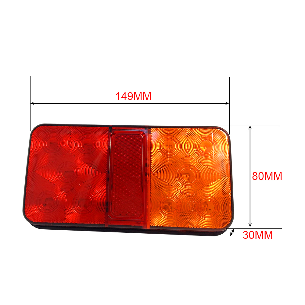 12V 6W LED Truck Tail Light Trailer Forklift Brake Light 12V 6W LED Truck Tail Light Trailer Forklift Brake Light
